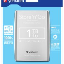 Verbatim Store 'n’ Go zewnętrzny dysk twarde 1000 GB Srebrny