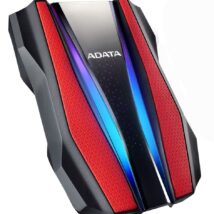 Dysk zewnętrzny HDD ADATA HD770G (1TB; 2.5″; USB 3.2; czerwony)