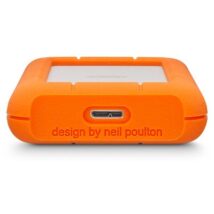 LaCie Rugged Mini zewnętrzny dysk twarde 2 TB 5400 RPM Micro-USB B 3.2 Gen 1 (3.1 Gen 1) Pomarańczowy, Srebrny