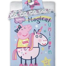 Pościel młodzieżowa dziecięca Świnka Peppa 022 160x200cm + poduszka 70x80cm