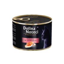 DOLINA NOTECI Premium bogata w łososia – mokra karma dla kota – 185g
