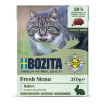 BOZITA Mięsne kawałki z królikiem w sosie 370g