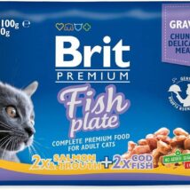 BRIT Premium Cat Fish Plate – mokra karma dla kota – 4×100 g