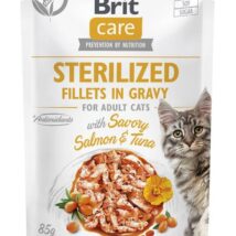 BRIT Care Cat Sterilized Salmon&Tuna Pouch – mokra karma dla kota – 85 g