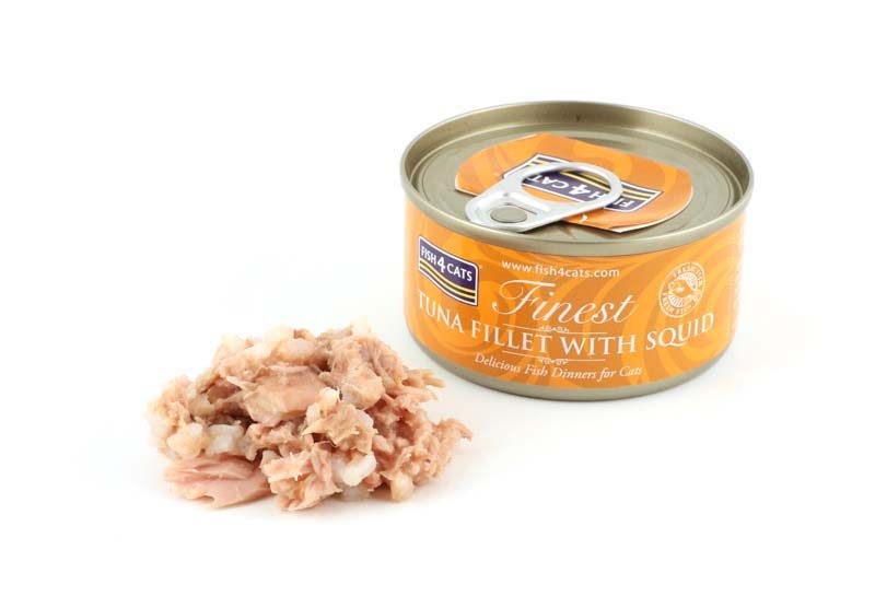 Fish4Cats Finest filet Tuńczyk z Kałamarnicami 70g - obrazek 3