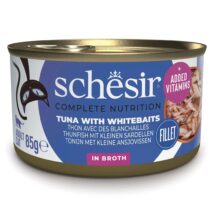 SCHESIR dla kotów Adult w Naturalnym Soku Tuńczyk z anchovies 85g