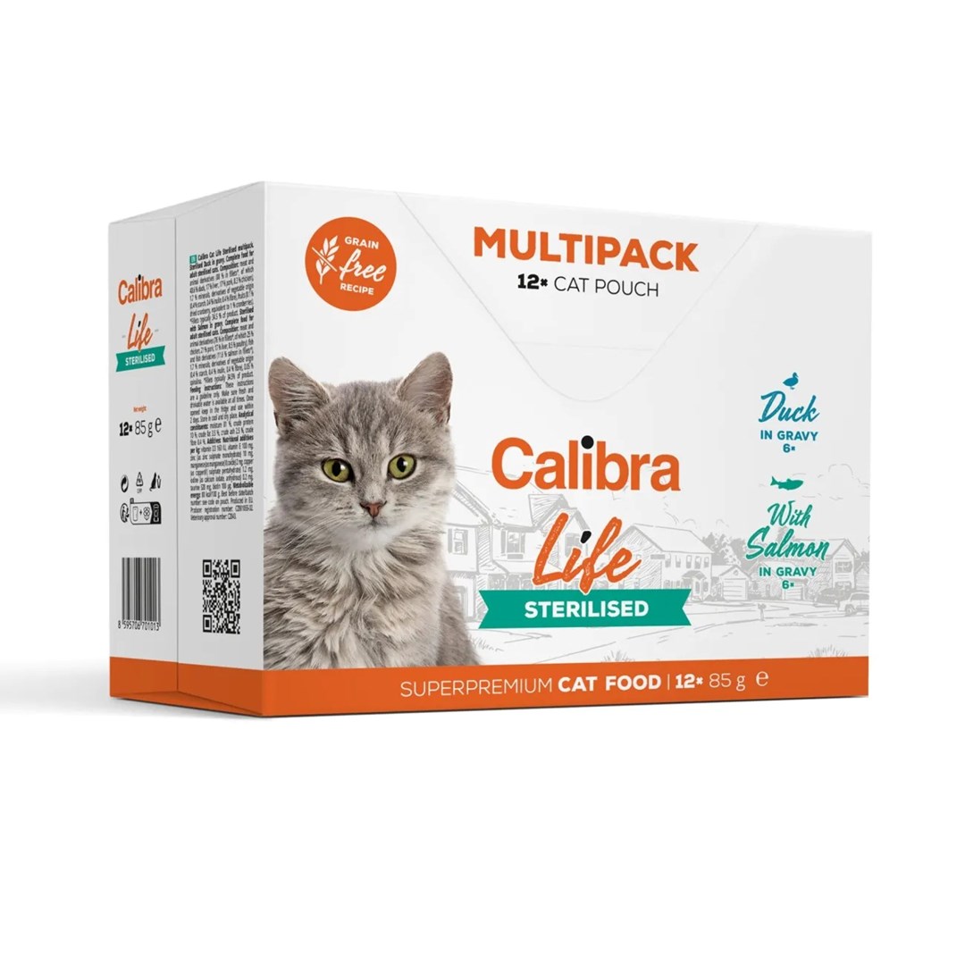 CALIBRA CAT life pouch sterilised multipack 12x85g