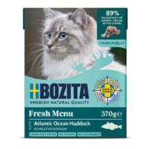 BOZITA Mięsne kawałki z łupaczem w galaretce 370g