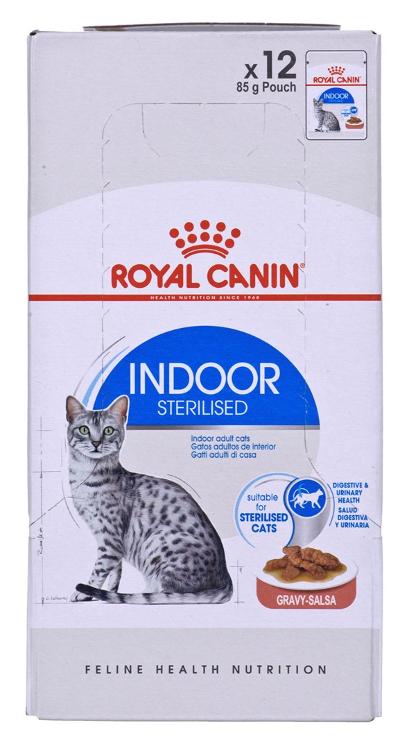 ROYAL CANIN FHN Indoor w sosie - mokra karma dla kota dorosłego - 12x85g - obrazek 3