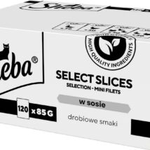 SHEBA Selection Select Slices Drobiowe smaki w sosie – Mokra karma dla kota 120x85g
