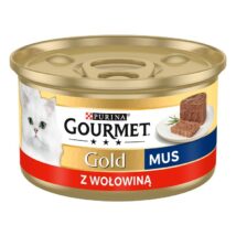 PURINA Gourmet Gold Mus z wołowiną – mokra karma dla kota – 85 g