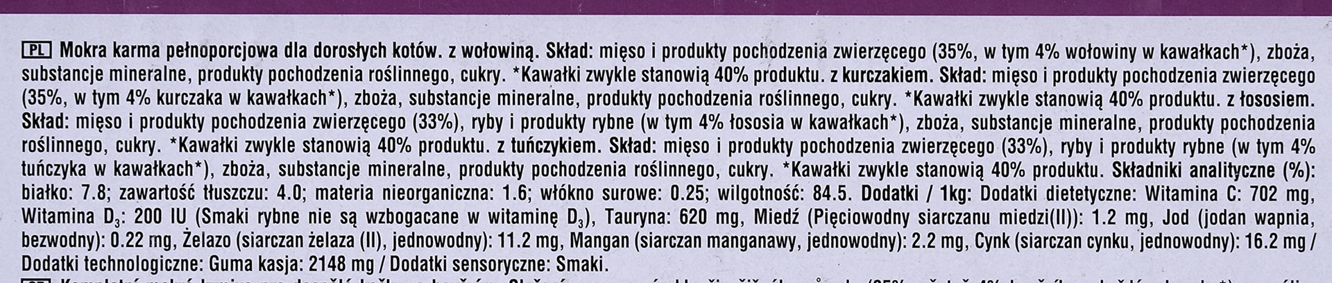 WHISKAS Mix smaków w galaretce - mokra karma dla kota - 40x85 g - obrazek 3