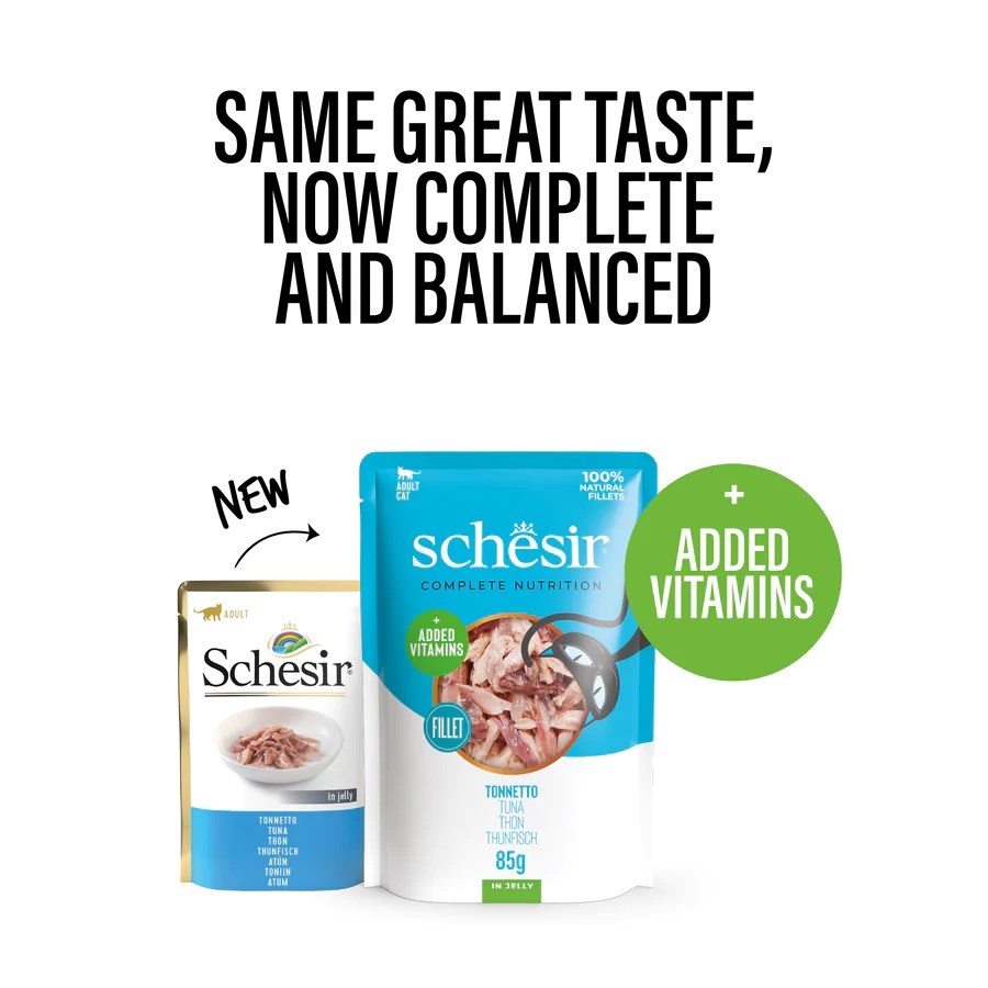 SCHESIR dla kotów Adult Tuńczyk 85g - obrazek 3