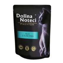 DOLINA NOTECI Premium filet z tuńczyka w sosie – mokra karma dla kota – 85g