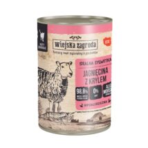 Wiejska Zagroda – Jagnięcina z krylem – Mokra karma dla kota – 400g