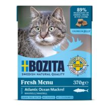 BOZITA Mięsne kawałki z makrelą w galaretce 370g