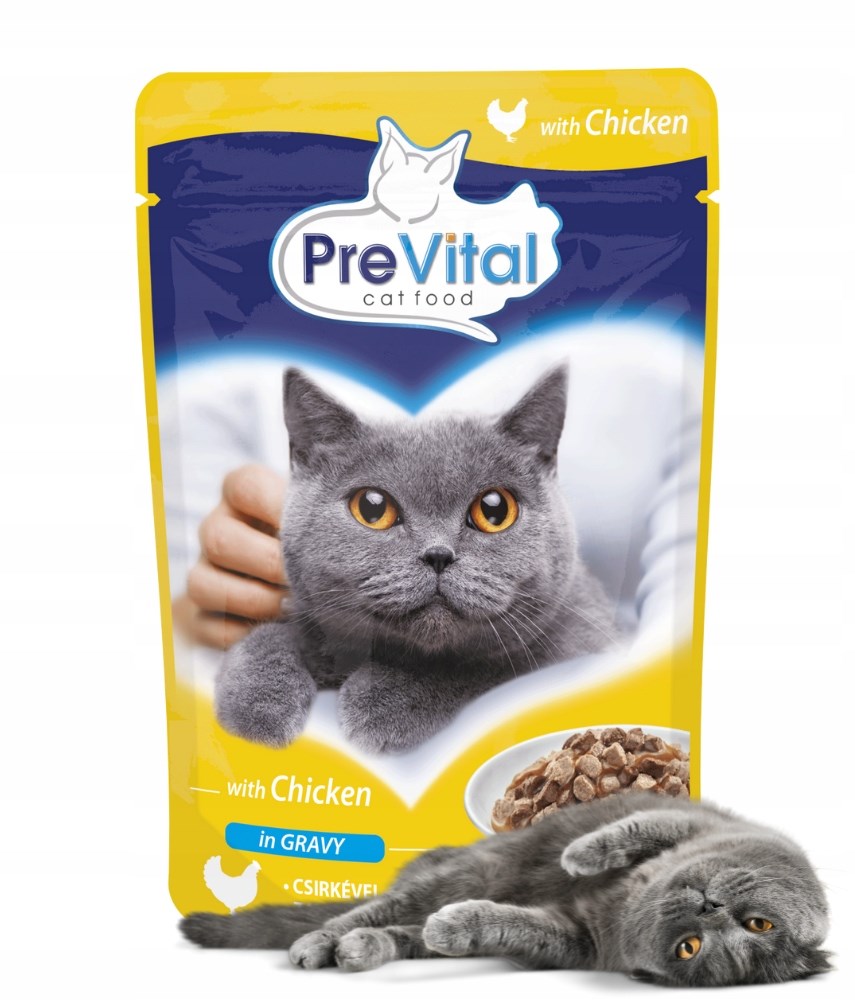 PREVITAL kurczak w sosie dla kotów 100g