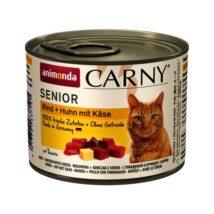 ANIMONDA Carny Senior wołowina, kurczak z serem – mokra karma dla kota – 200g