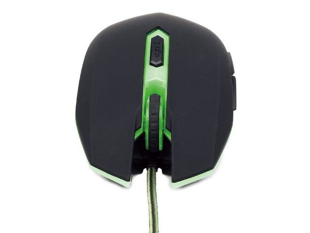 Mysz gamingowa Gembird MUSG-001-G (zielone podświetlenie) - obrazek 3