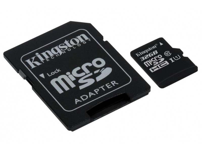 Karta pamięci microSDHC Kingston Class 10 32GB + Adapter SD - obrazek 2