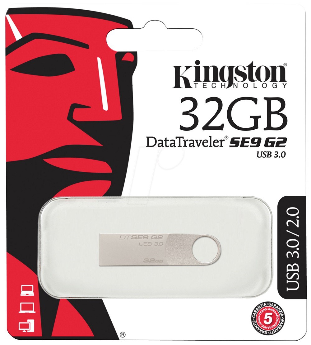 Pamięć USB 3.0 Kingston DataTraveler SE9 G2 32GB - obrazek 4